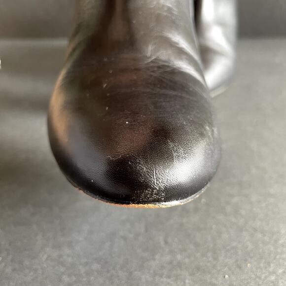 Ted Baker Black Leather Lowrenna Ankle Booties 38.5/7.5 - Picture 4 of 10